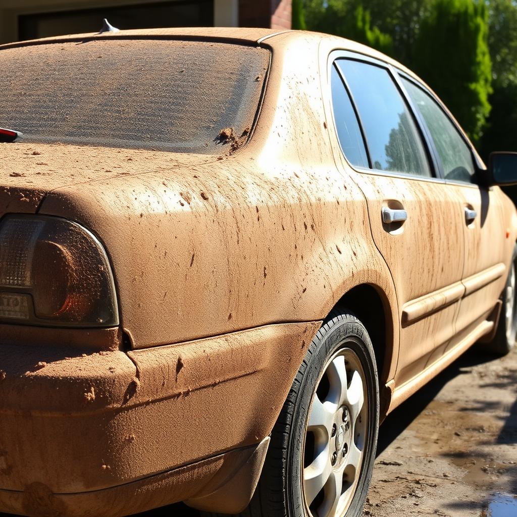 Exterior Wash before